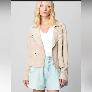 NWT BLANK NYC‎ BRICKWALL
Faux Suede Moto Jacket size Medium
